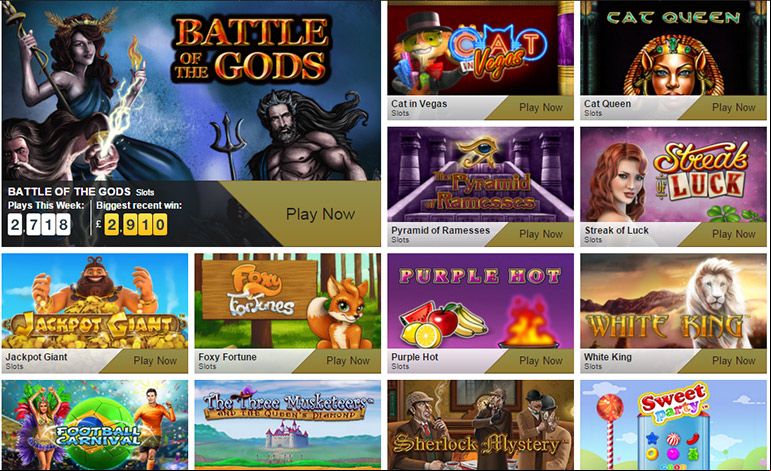 Betfair Battle Of Gods And Other Games