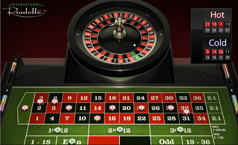 Intercasino Roulette Hot Cold Info