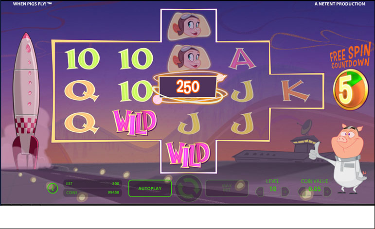 Party Casino When Pigs Fly Game